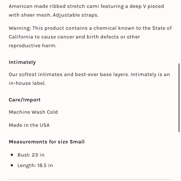 Rust Orange Free People Come Around Cami Sz M/L - Picture 8 of 8